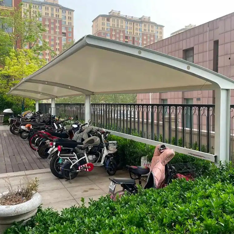 勉县膜结构电动车棚